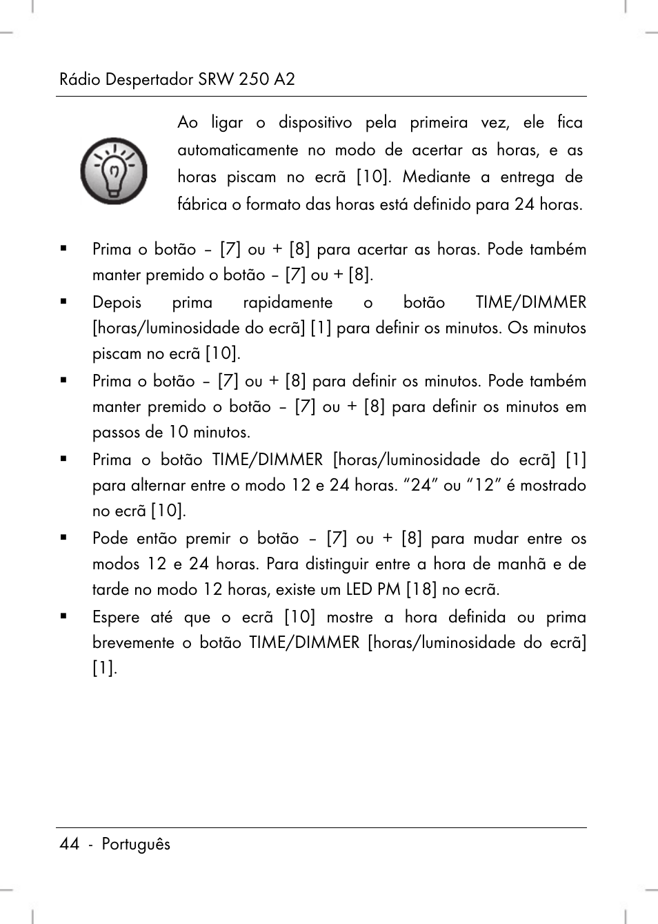 Silvercrest SRW 250 A2 User Manual | Page 46 / 118