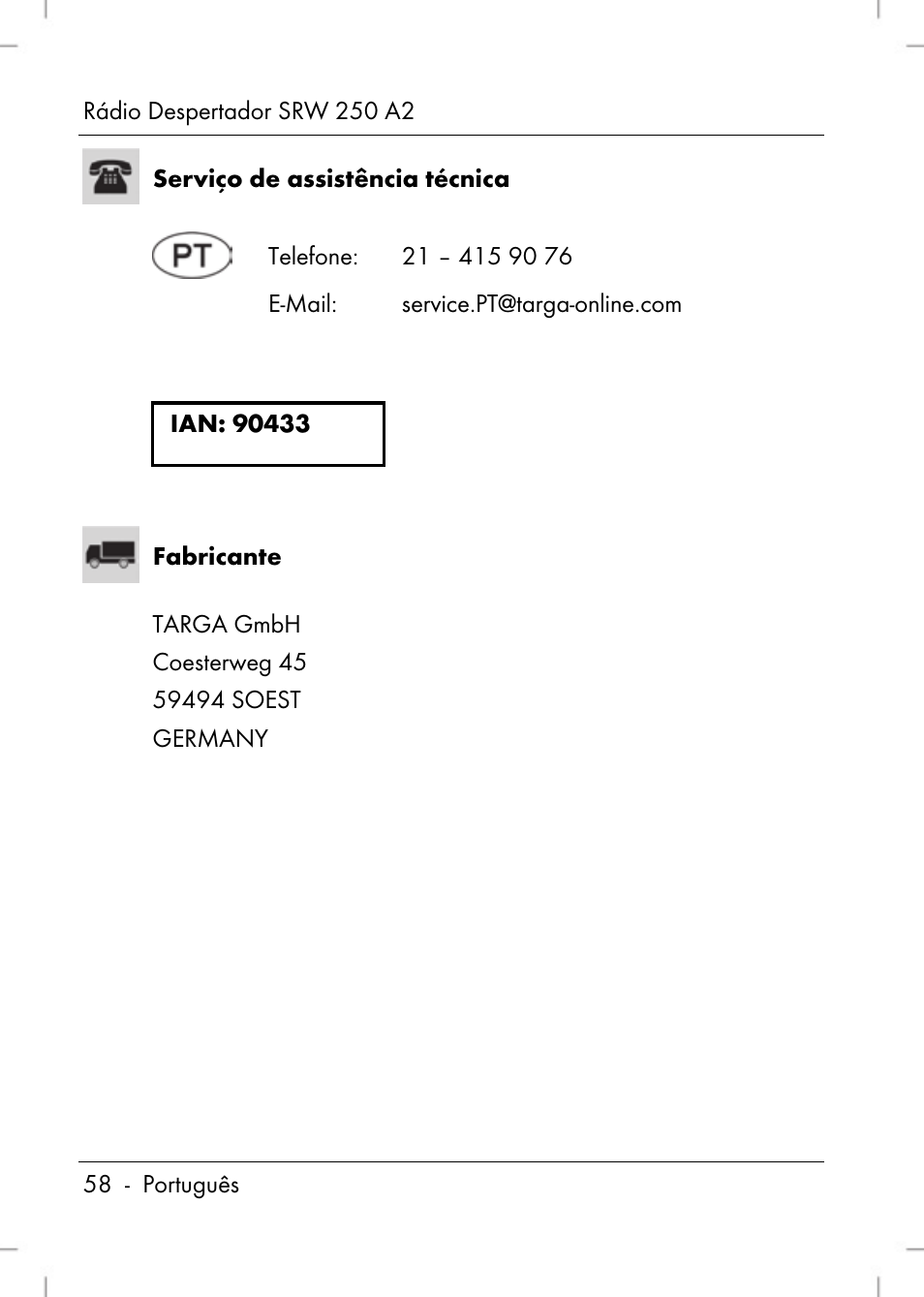 Silvercrest SRW 250 A2 User Manual | Page 60 / 118
