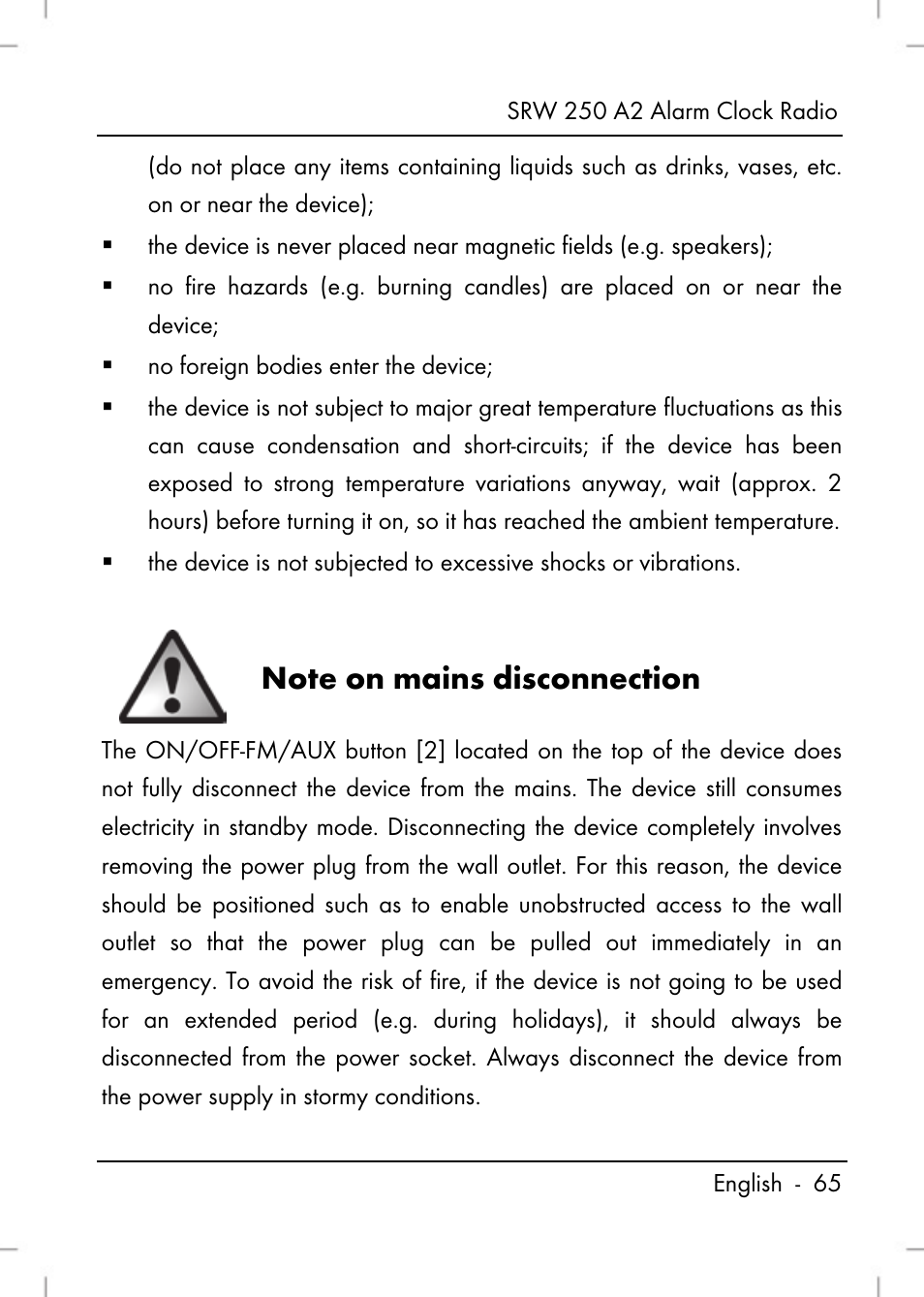Silvercrest SRW 250 A2 User Manual | Page 67 / 118