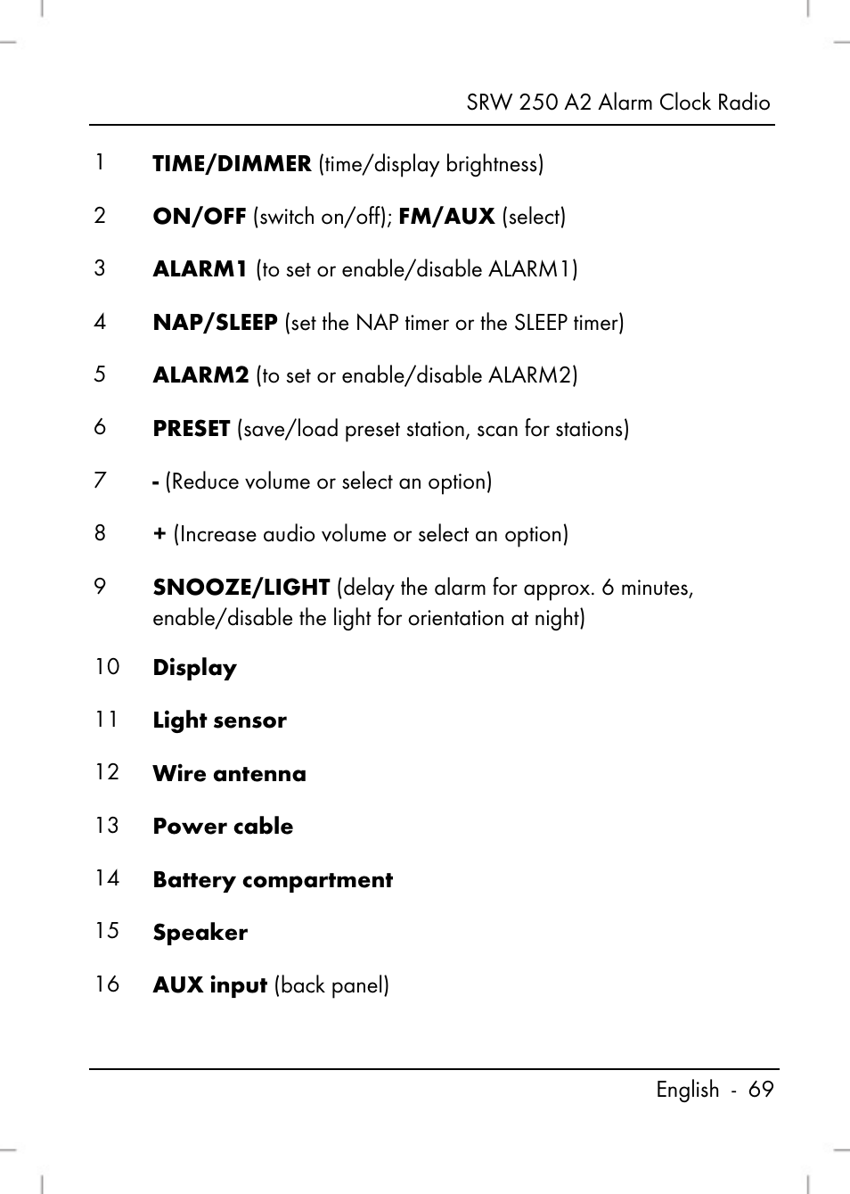 Silvercrest SRW 250 A2 User Manual | Page 71 / 118