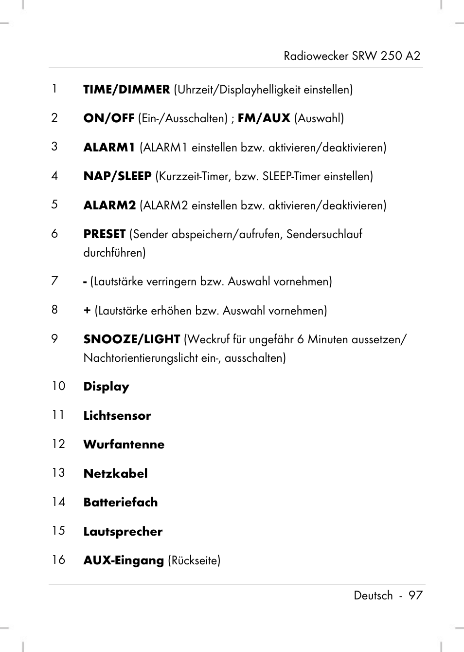 Silvercrest SRW 250 A2 User Manual | Page 99 / 118