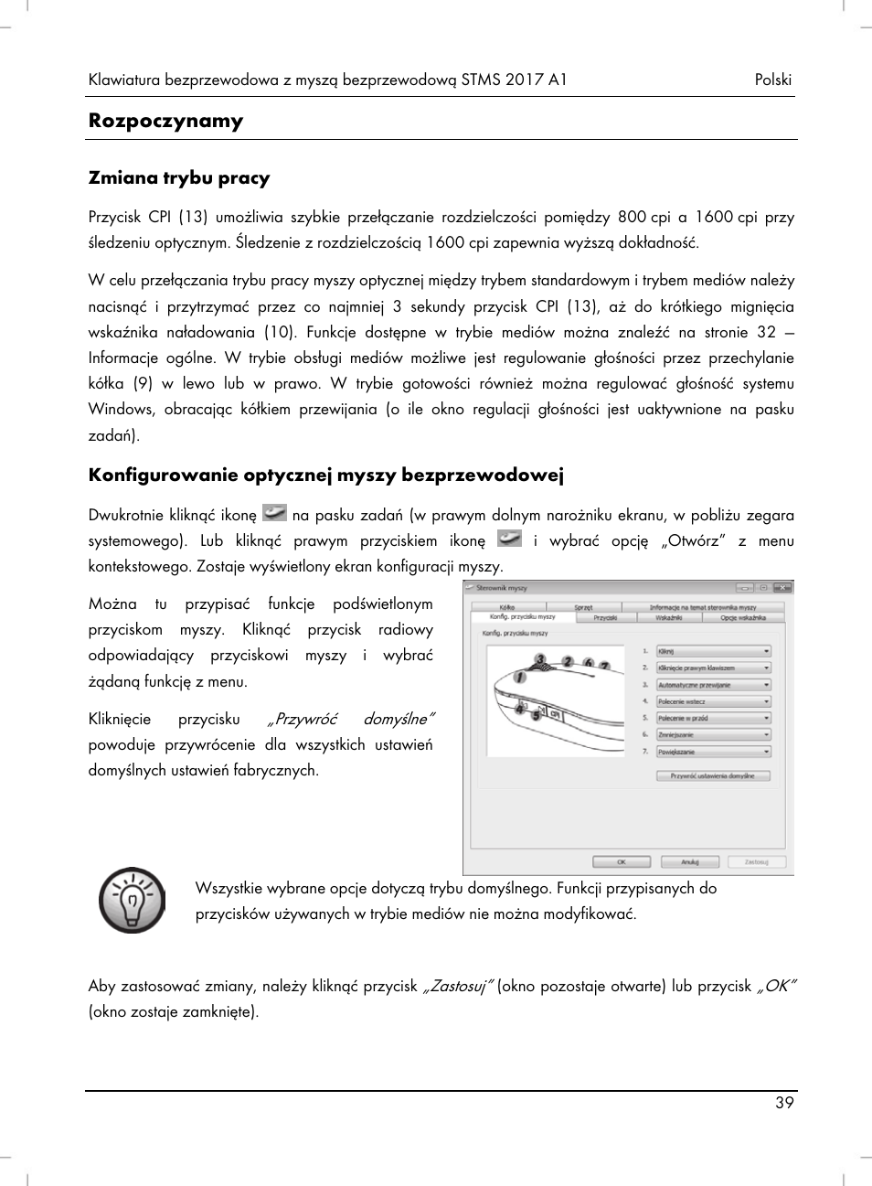 Rozpoczynamy | Silvercrest STMS 2017 A1 User Manual | Page 41 / 92