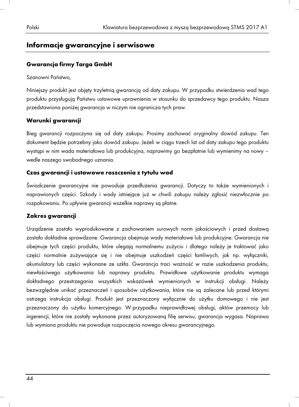 Silvercrest STMS 2017 A1 User Manual | Page 46 / 92