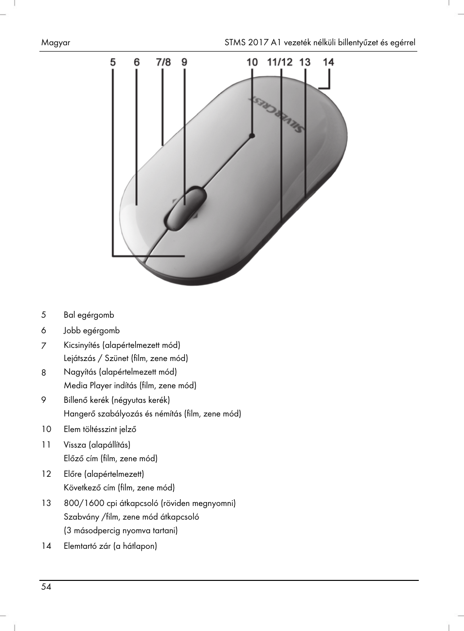 Silvercrest STMS 2017 A1 User Manual | Page 56 / 92