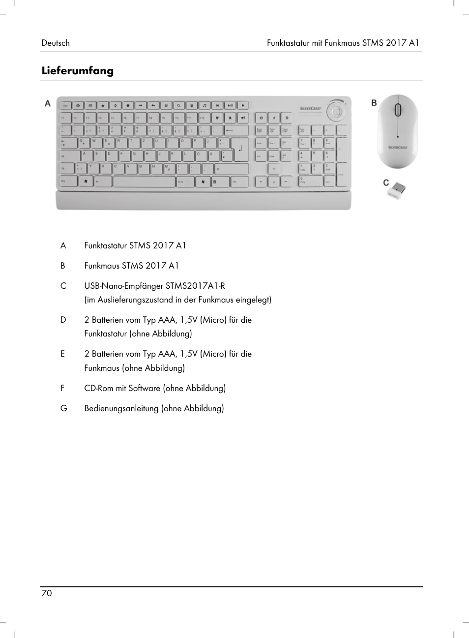 Silvercrest STMS 2017 A1 User Manual | Page 72 / 92