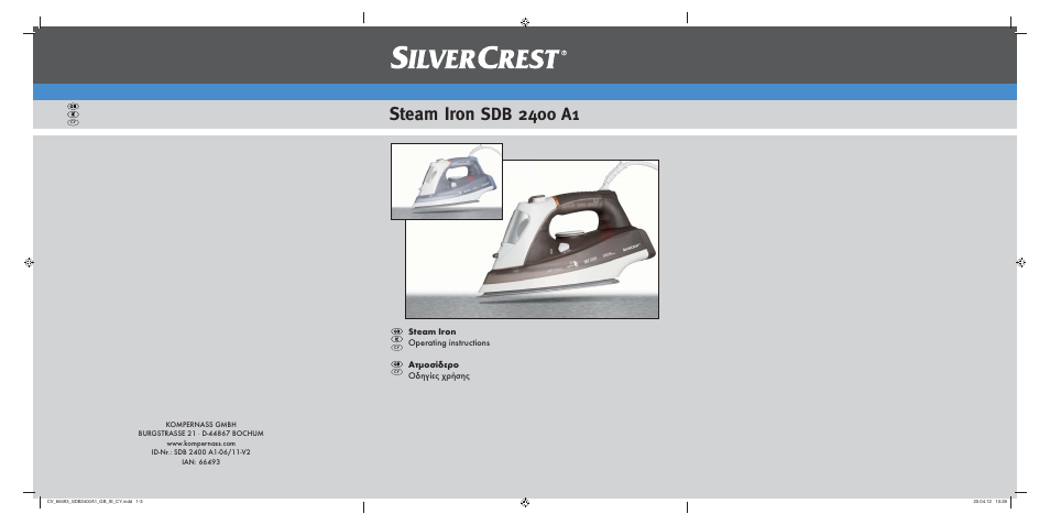 Silvercrest SDB 2400 A1 User Manual | 37 pages