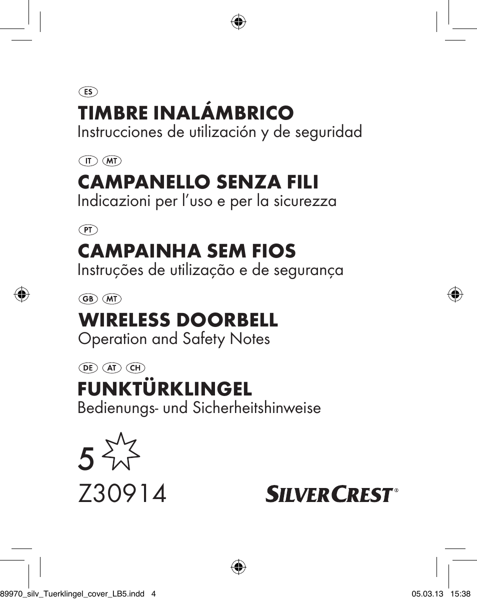 Silvercrest Z30914 User Manual | 72 pages