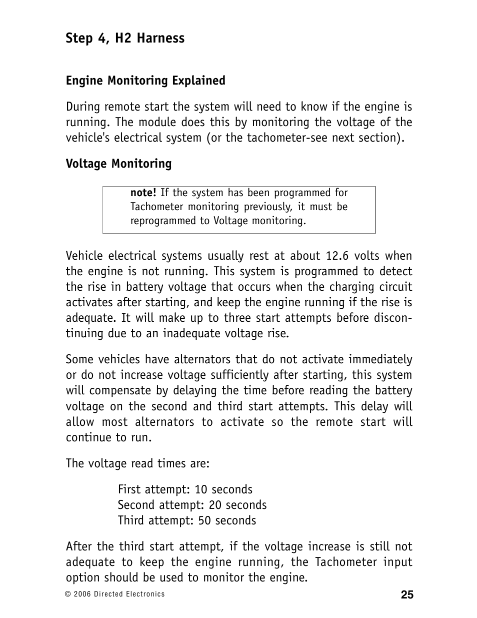Step 4, h2 harness | Ready Remote 24927 User Manual | Page 28 / 79