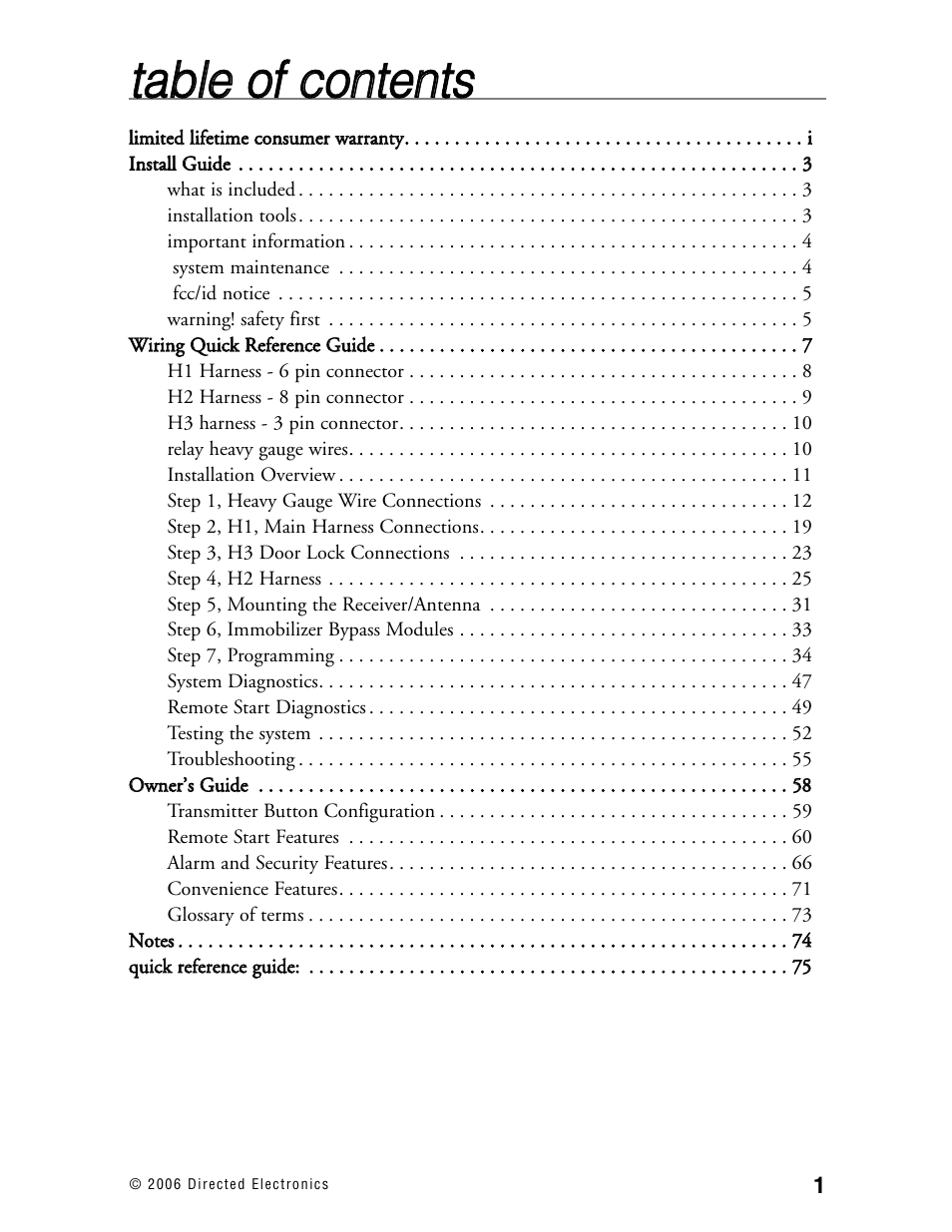 Tta ab blle e o off c co on ntte en nttss | Ready Remote 24927 User Manual | Page 4 / 79