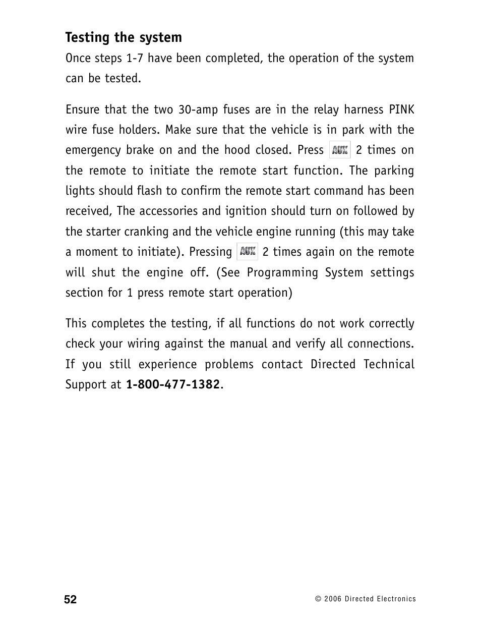 Testing the system | Ready Remote 24927 User Manual | Page 55 / 79