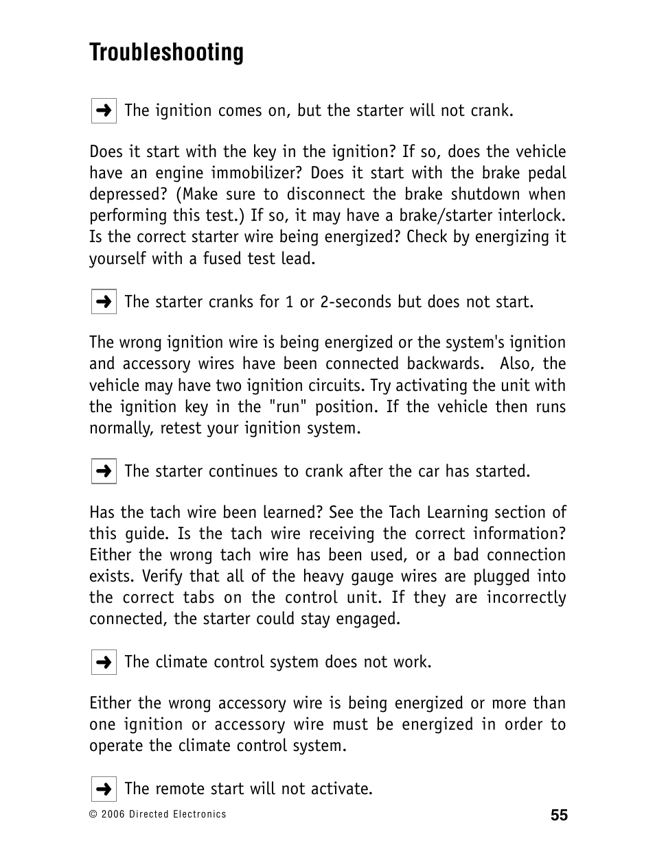 Troubleshooting | Ready Remote 24927 User Manual | Page 58 / 79