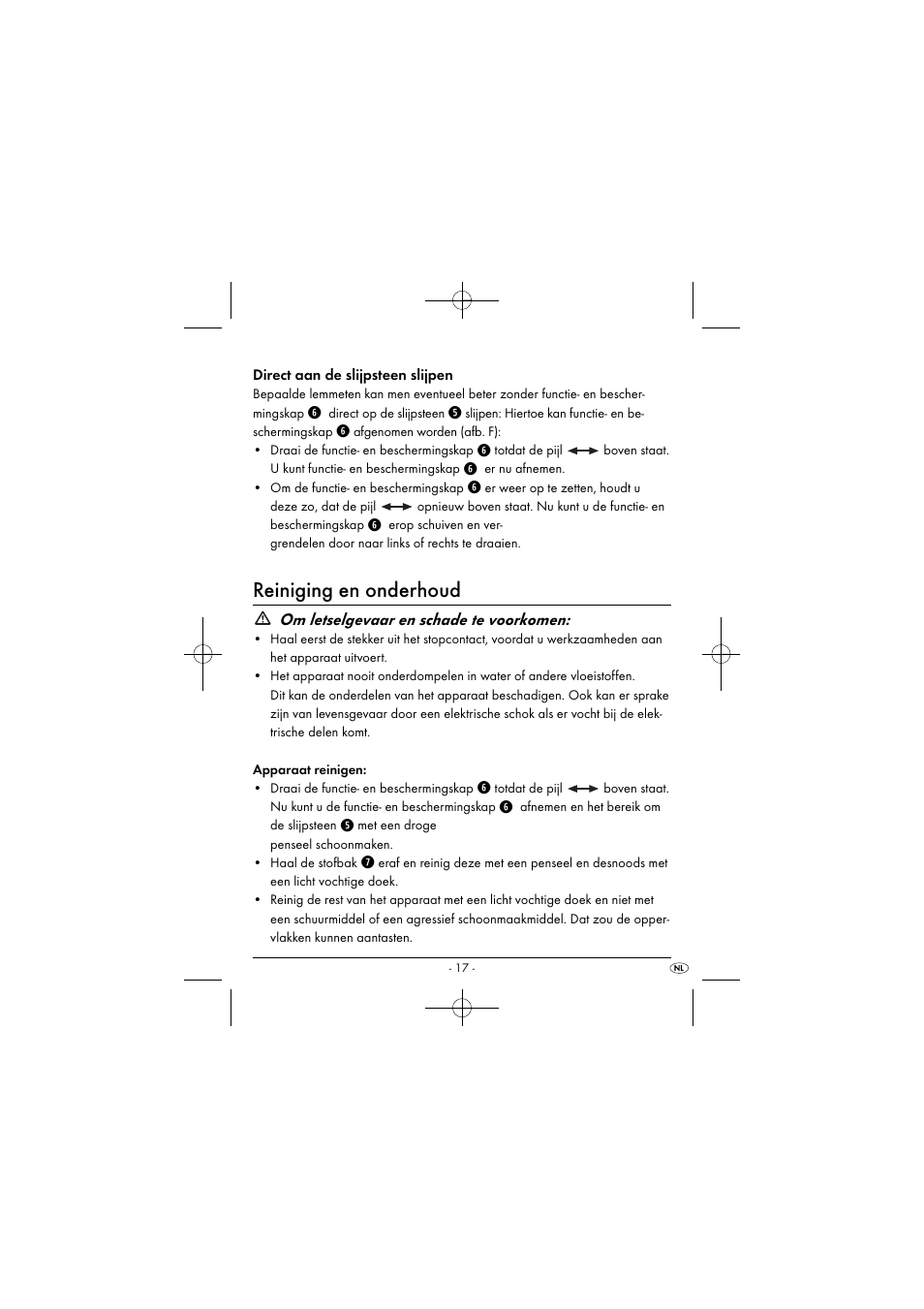 Reiniging en onderhoud, Om letselgevaar en schade te voorkomen | Silvercrest SEAS 20 A1 User Manual | Page 20 / 43