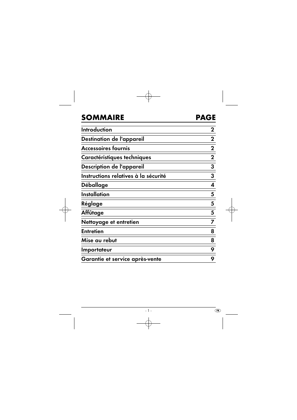 Sommaire page | Silvercrest SEAS 20 A1 User Manual | Page 4 / 43