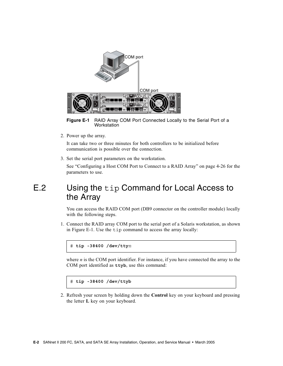 Using the tip | Dot Hill Systems II 200 FC User Manual | Page 168 / 210