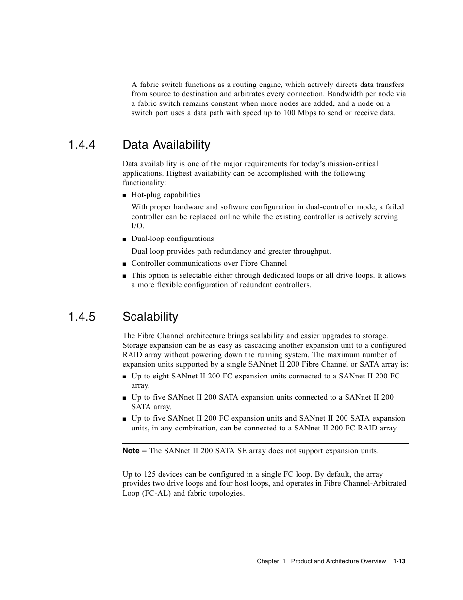 4 data availability, 5 scalability, Data availability | Scalability | Dot Hill Systems II 200 FC User Manual | Page 33 / 210