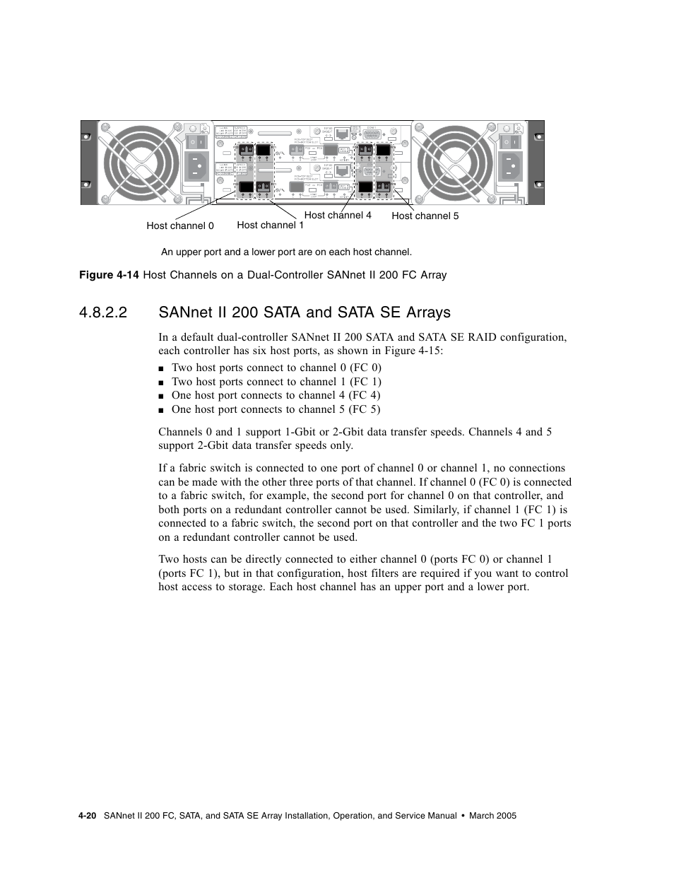 Sannet ii 200 sata and sata se arrays, 2 sannet ii 200 sata and sata se arrays | Dot Hill Systems II 200 FC User Manual | Page 68 / 210