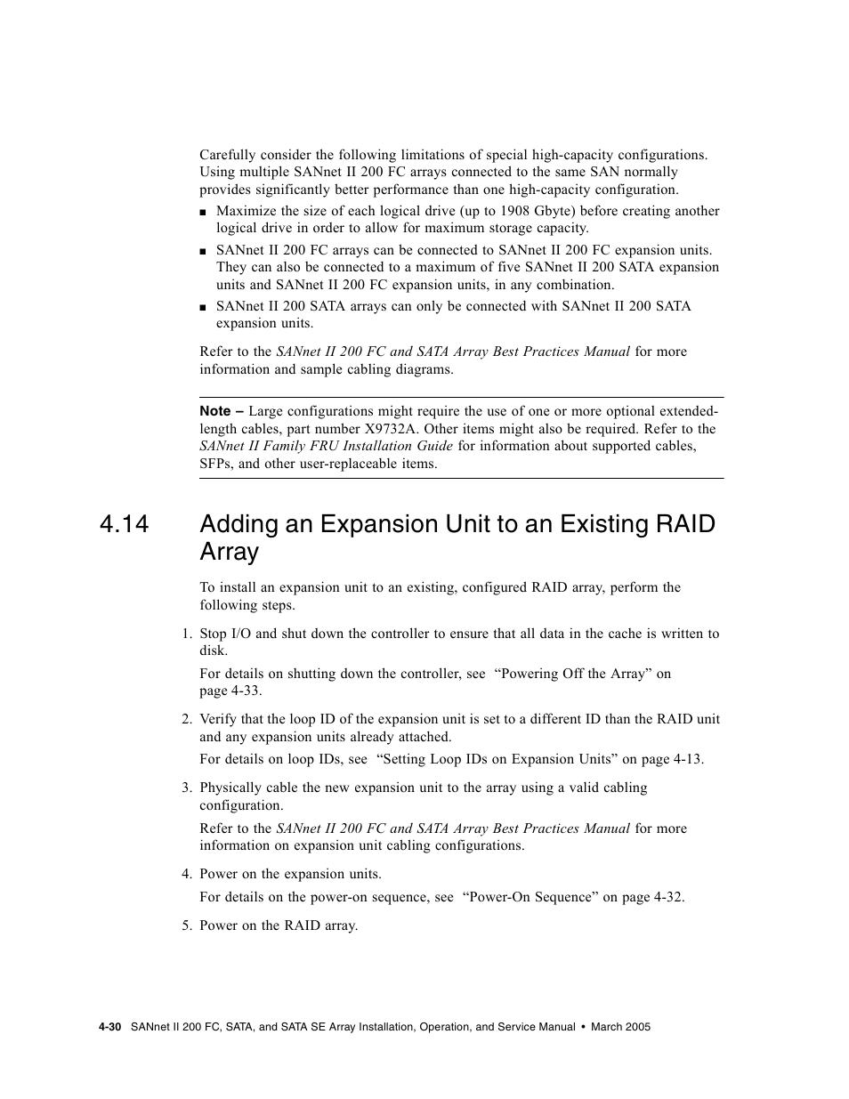 Adding an expansion unit to an existing raid array | Dot Hill Systems II 200 FC User Manual | Page 78 / 210