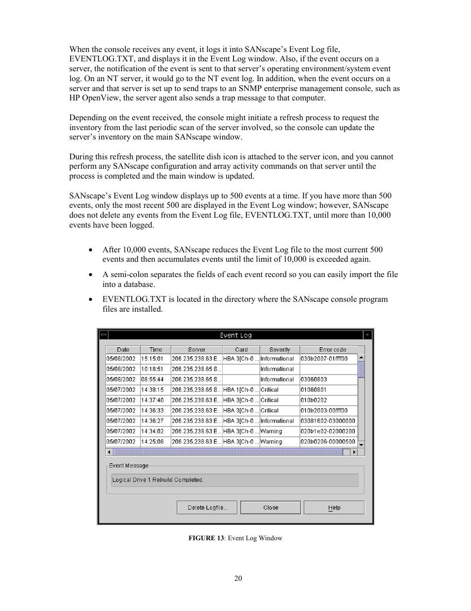 Dot Hill Systems SANnet II 200 User Manual | Page 20 / 35