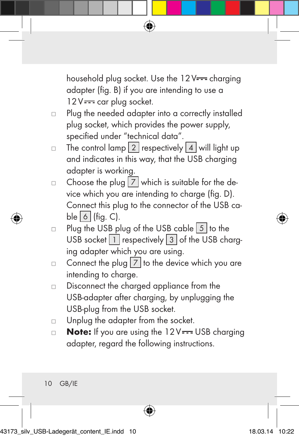 Silvercrest Z32144A-BS/ Z32144B-BS User Manual | Page 10 / 14