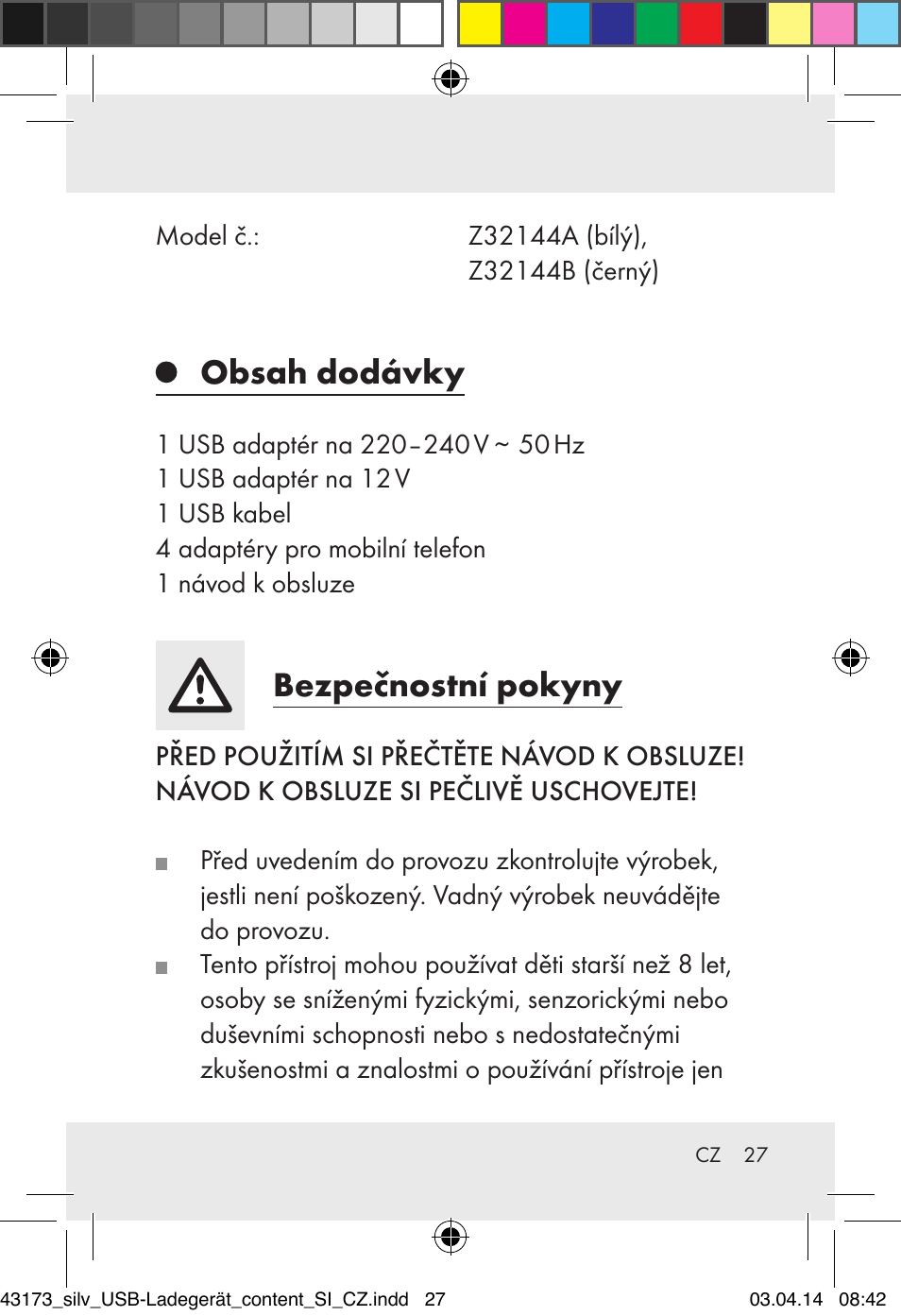 Silvercrest Z32144A-BS/ Z32144B-BS User Manual | Page 27 / 42