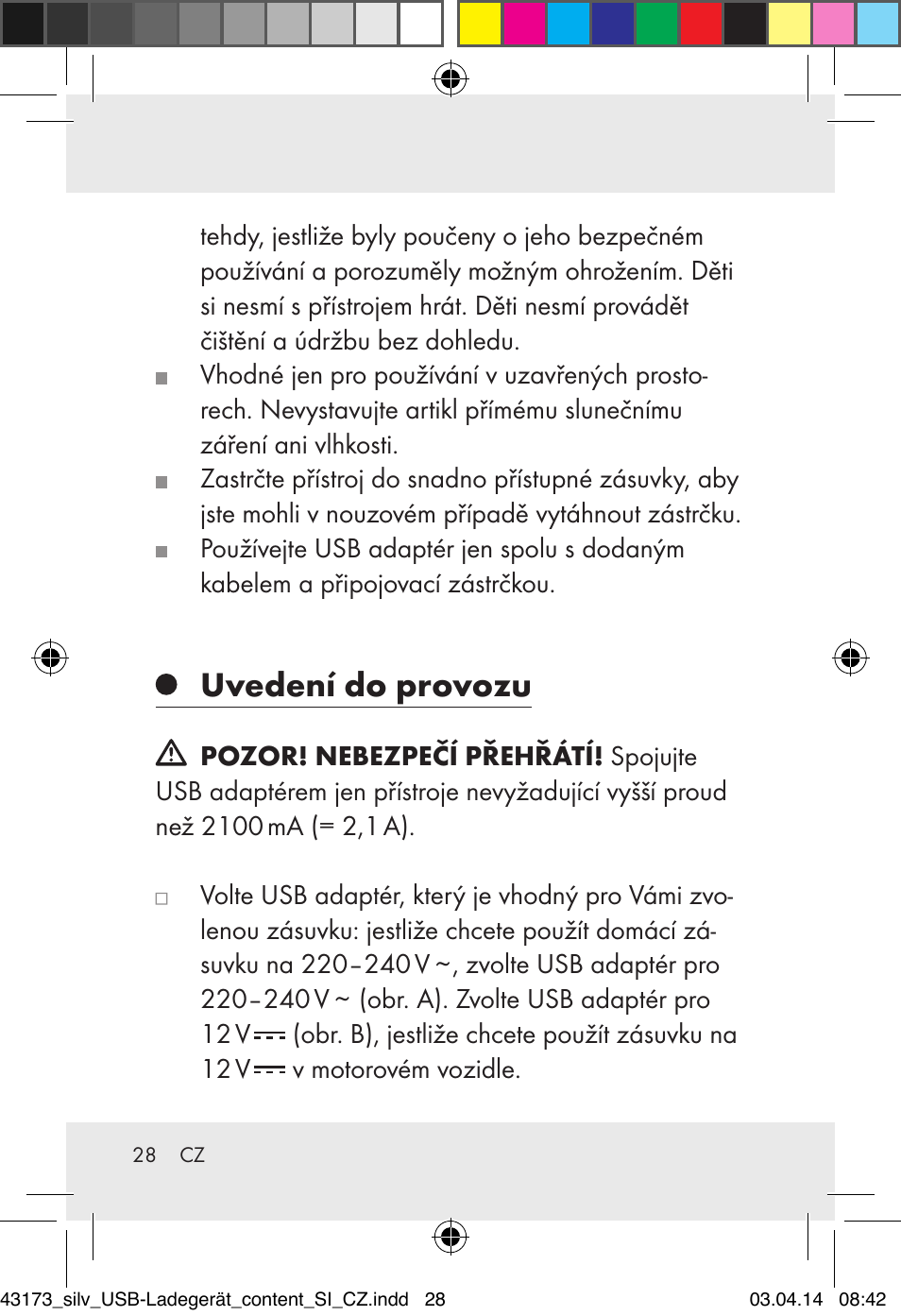 Uvedení do provozu | Silvercrest Z32144A-BS/ Z32144B-BS User Manual | Page 28 / 42