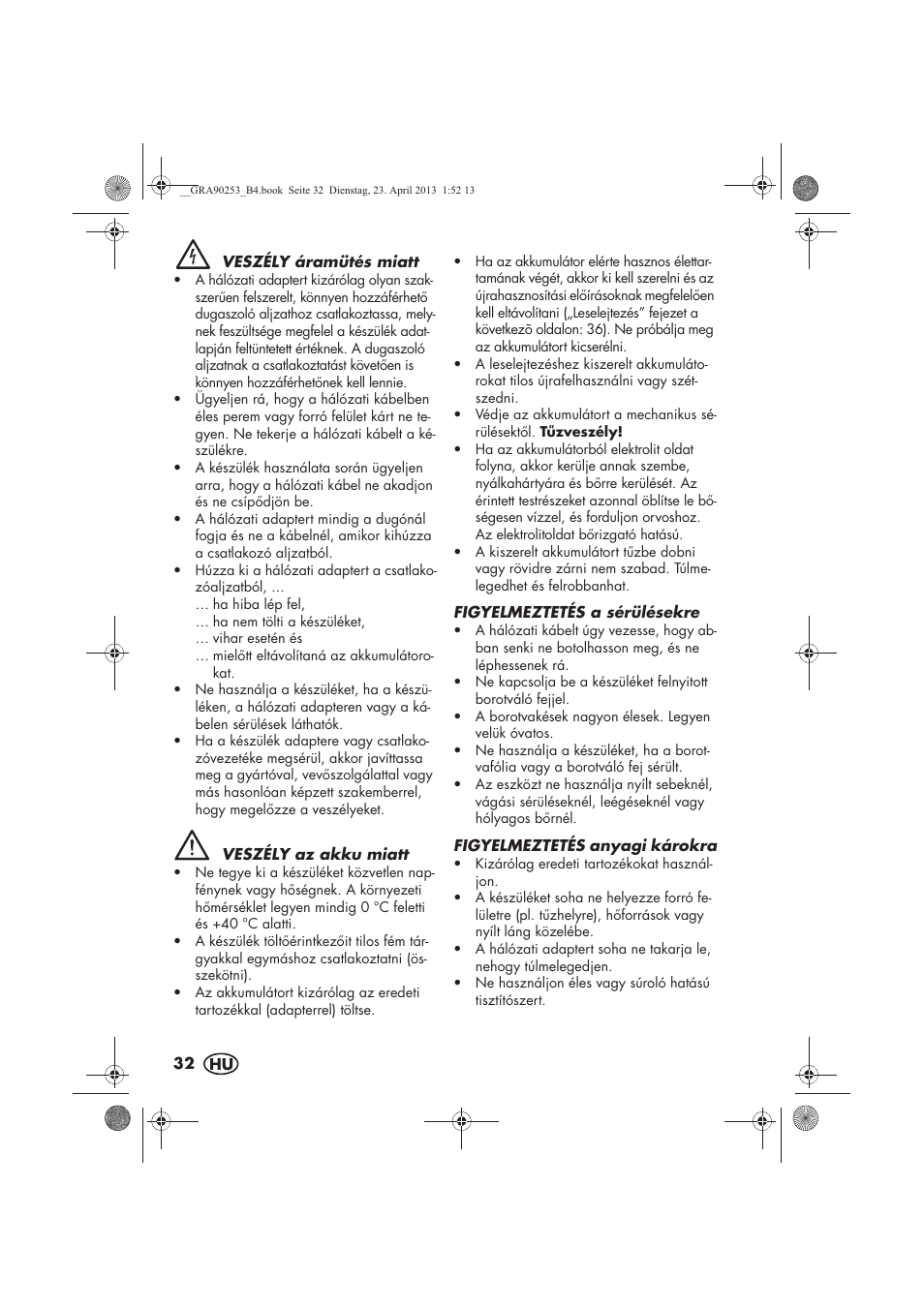 Silvercrest SFR 1200 A1 User Manual | Page 34 / 94