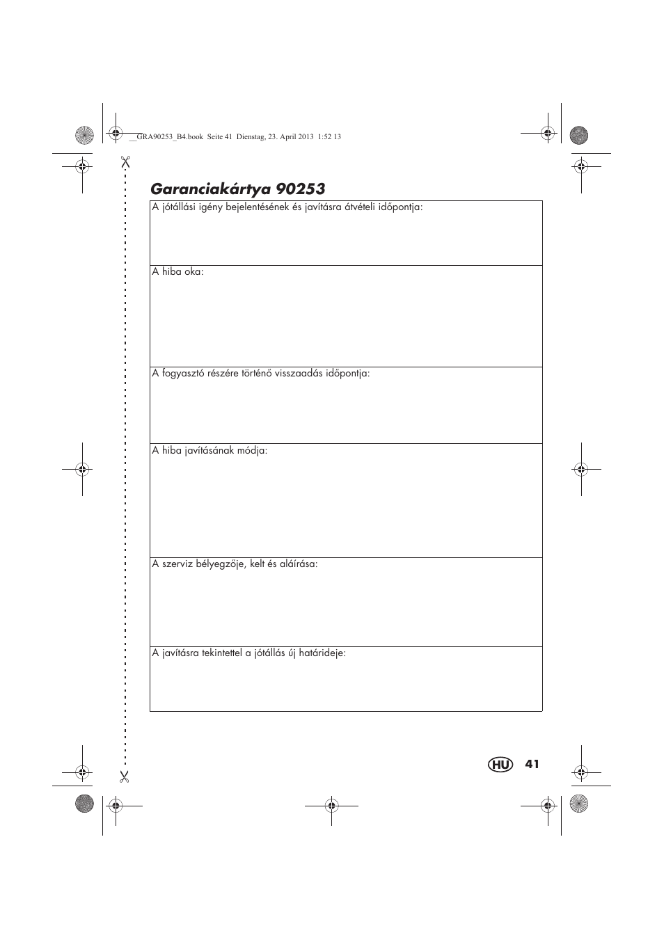 Silvercrest SFR 1200 A1 User Manual | Page 43 / 94