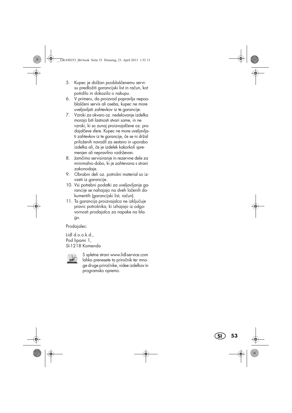Silvercrest SFR 1200 A1 User Manual | Page 55 / 94