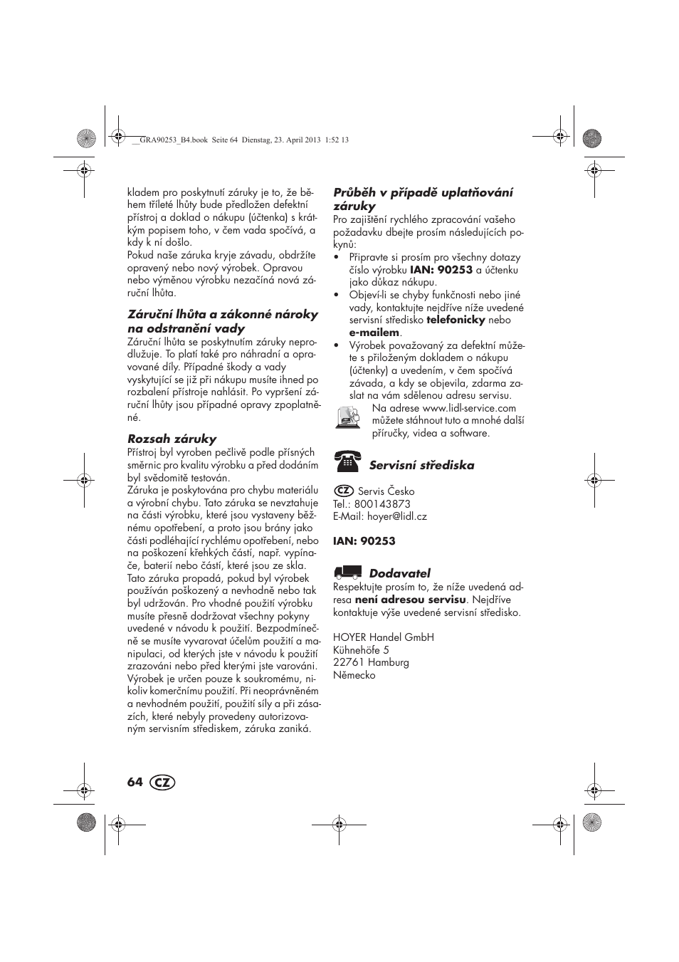 Silvercrest SFR 1200 A1 User Manual | Page 66 / 94