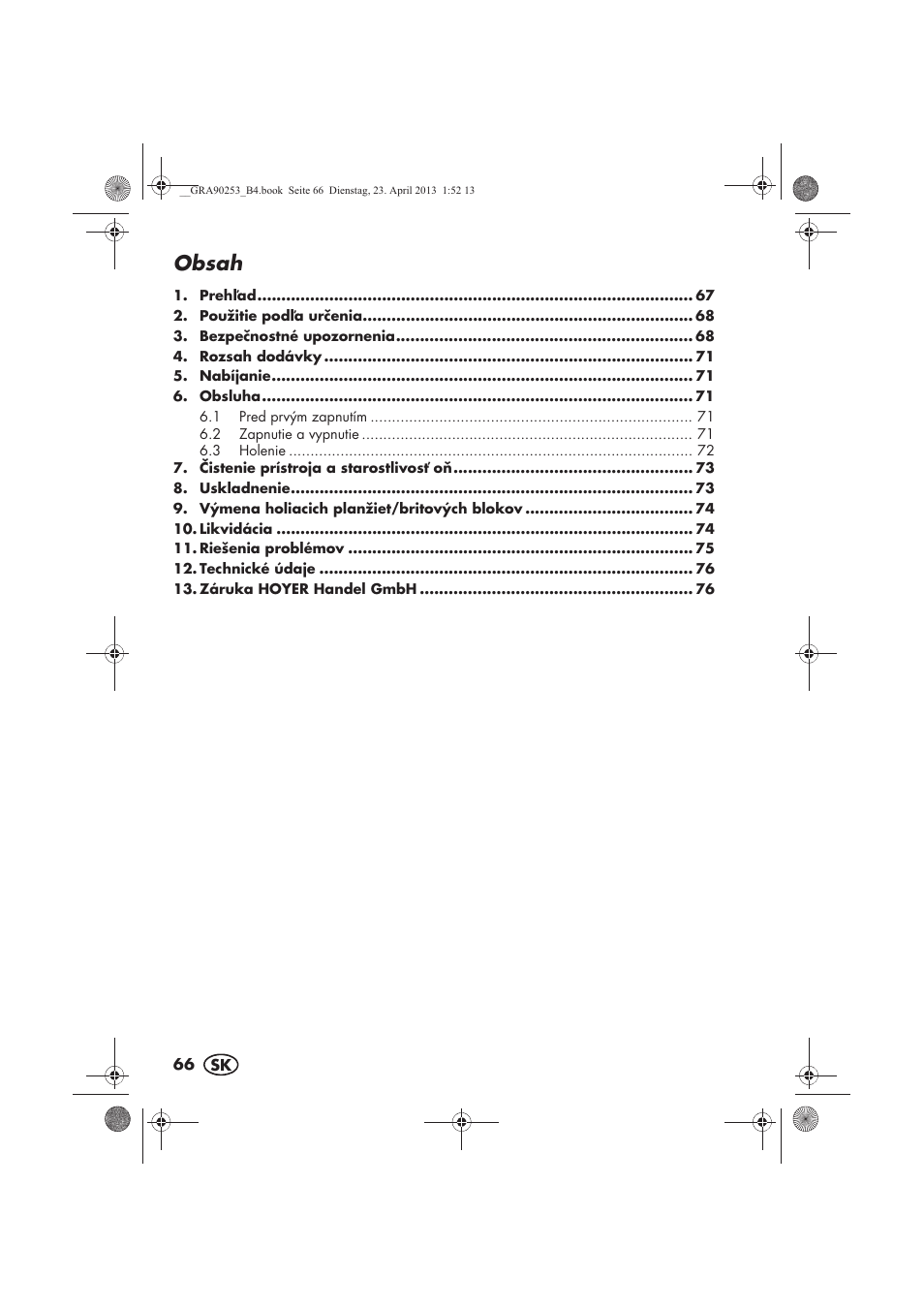 Silvercrest SFR 1200 A1 User Manual | Page 68 / 94