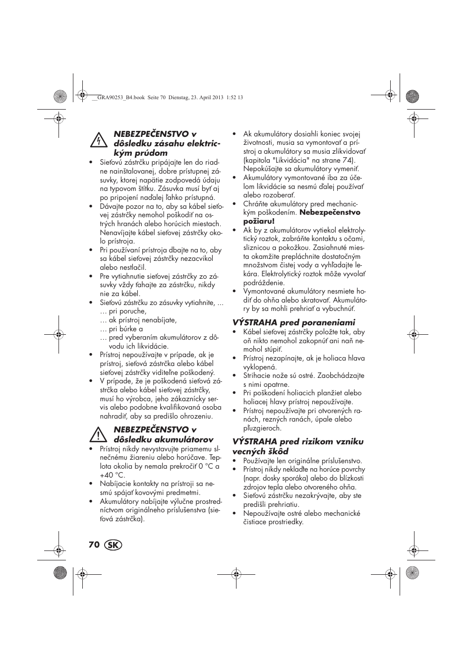 Silvercrest SFR 1200 A1 User Manual | Page 72 / 94