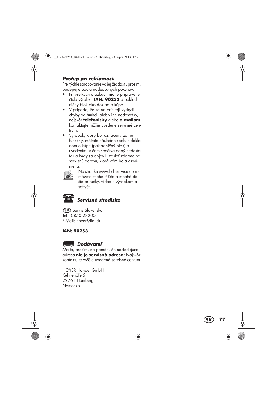 Silvercrest SFR 1200 A1 User Manual | Page 79 / 94