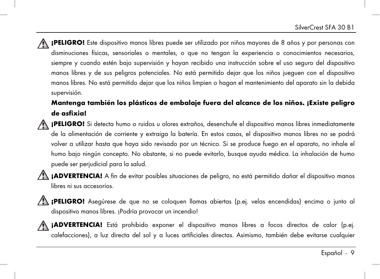 Silvercrest SFA 30 B1 User Manual | Page 11 / 120