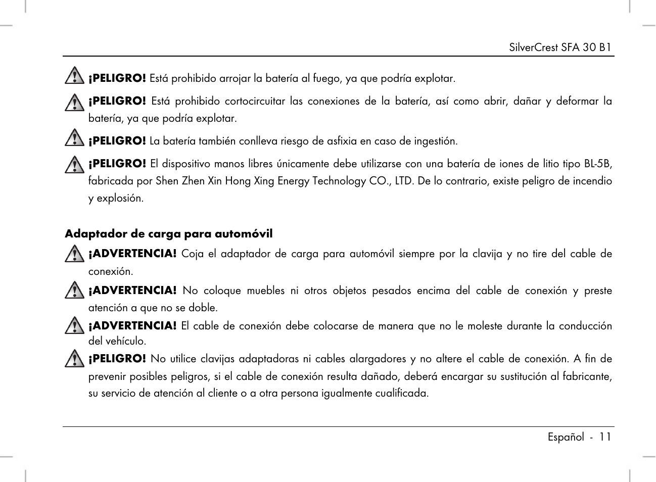 Silvercrest SFA 30 B1 User Manual | Page 13 / 120