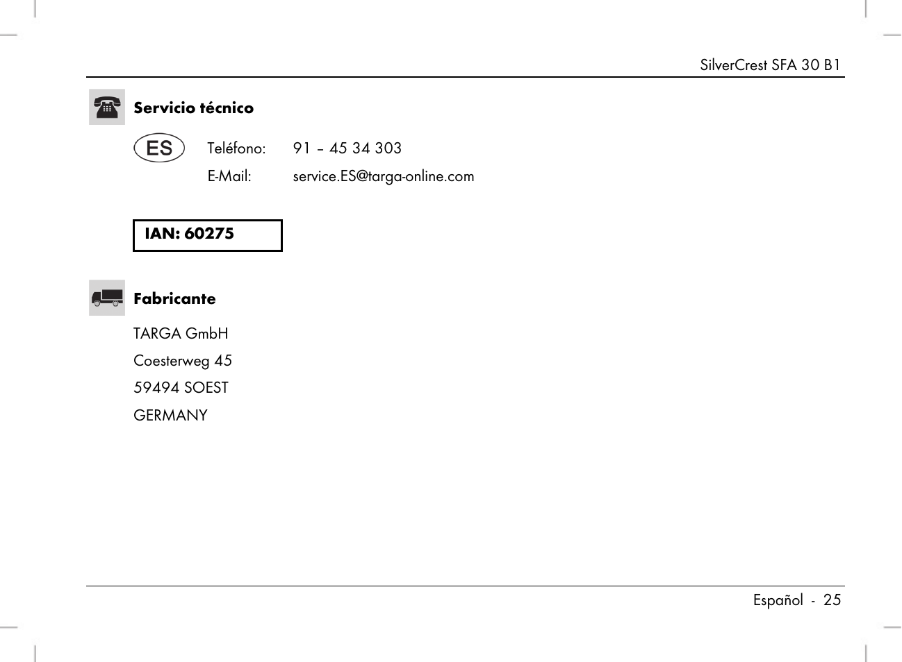 Silvercrest SFA 30 B1 User Manual | Page 27 / 120