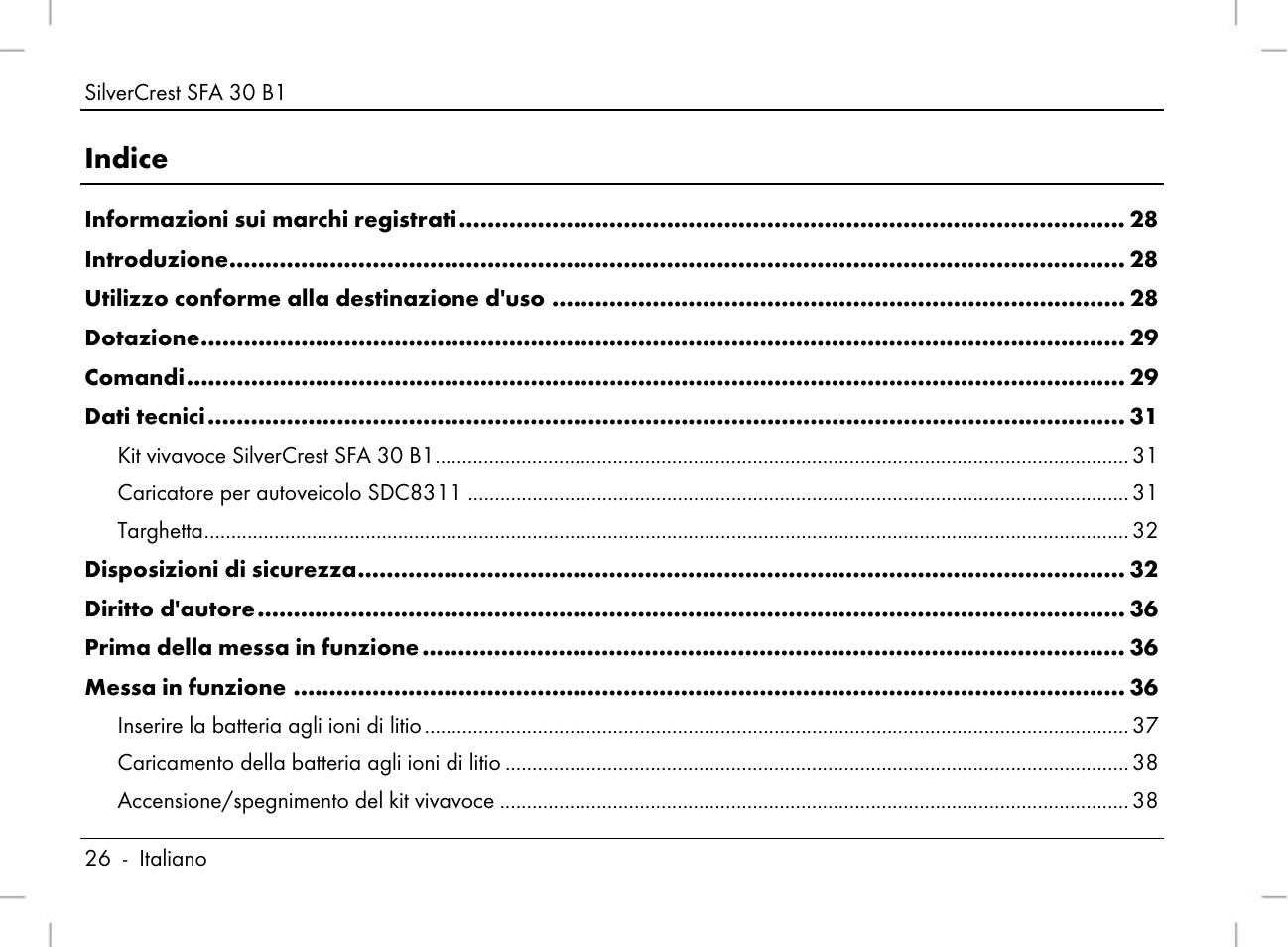 Silvercrest SFA 30 B1 User Manual | Page 28 / 120
