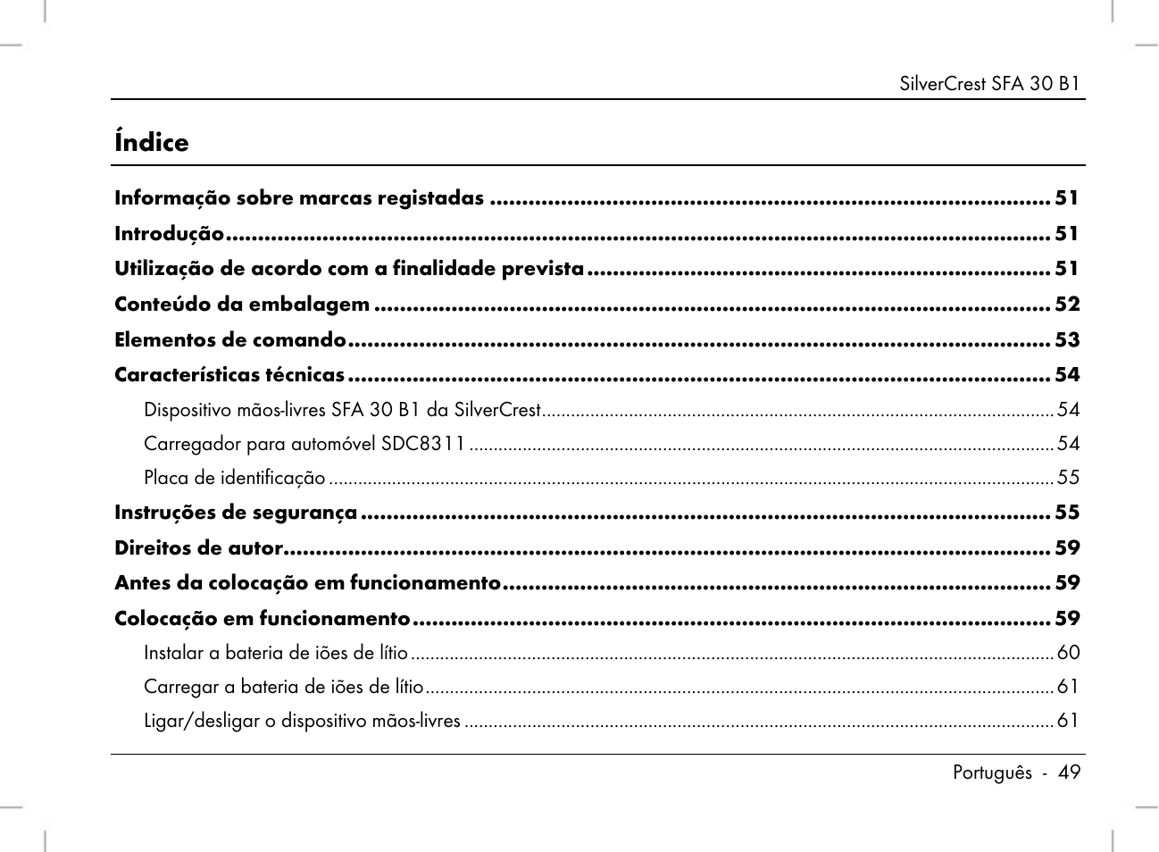 Silvercrest SFA 30 B1 User Manual | Page 51 / 120