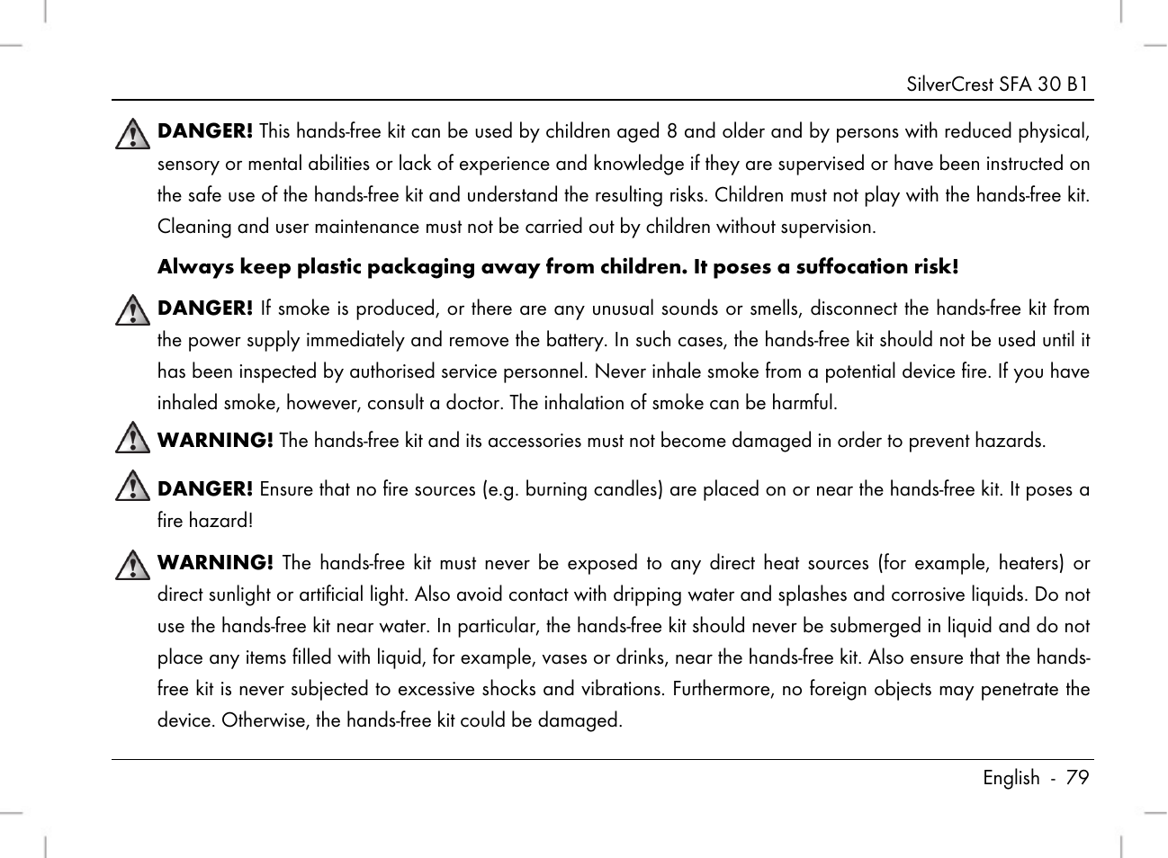 Silvercrest SFA 30 B1 User Manual | Page 81 / 120