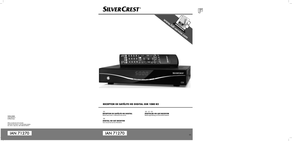 Silvercrest SSR 1080 B2 User Manual | 106 pages