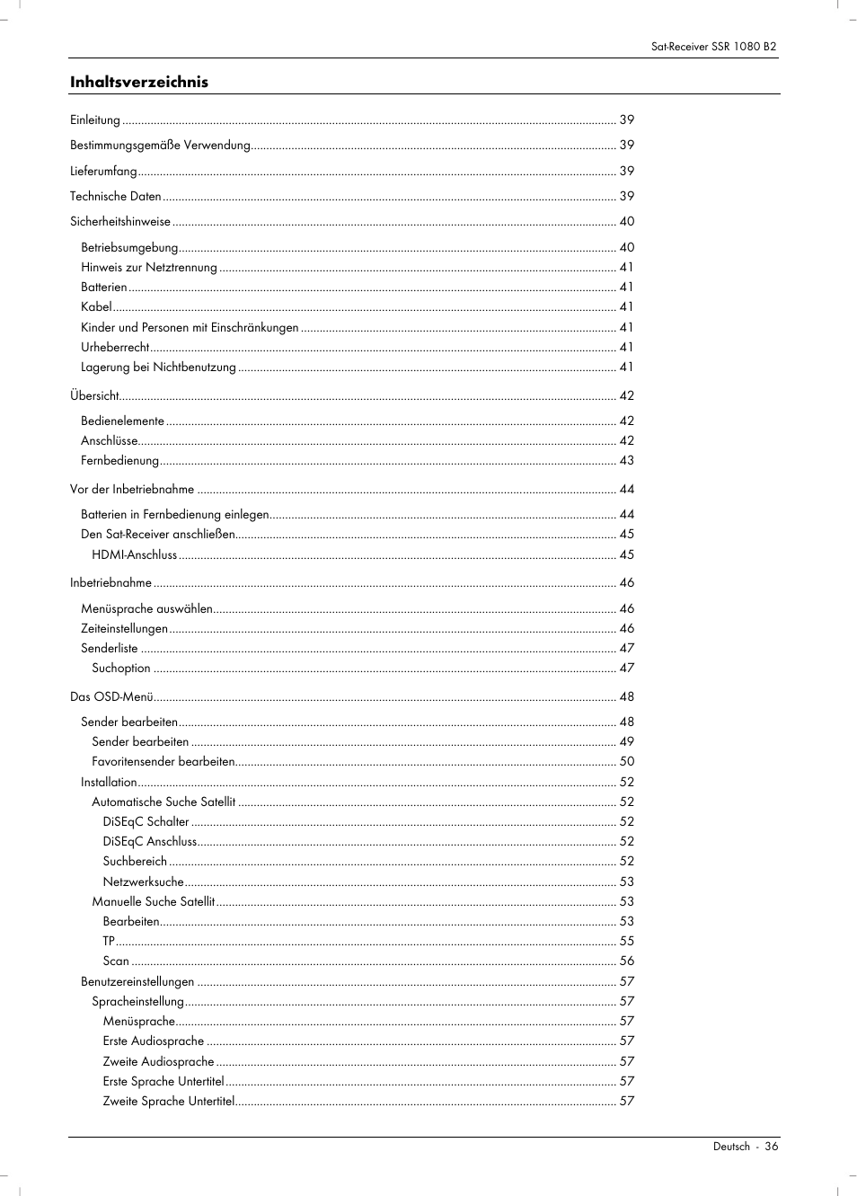 Silvercrest SSR 1080 B2 User Manual | Page 38 / 106