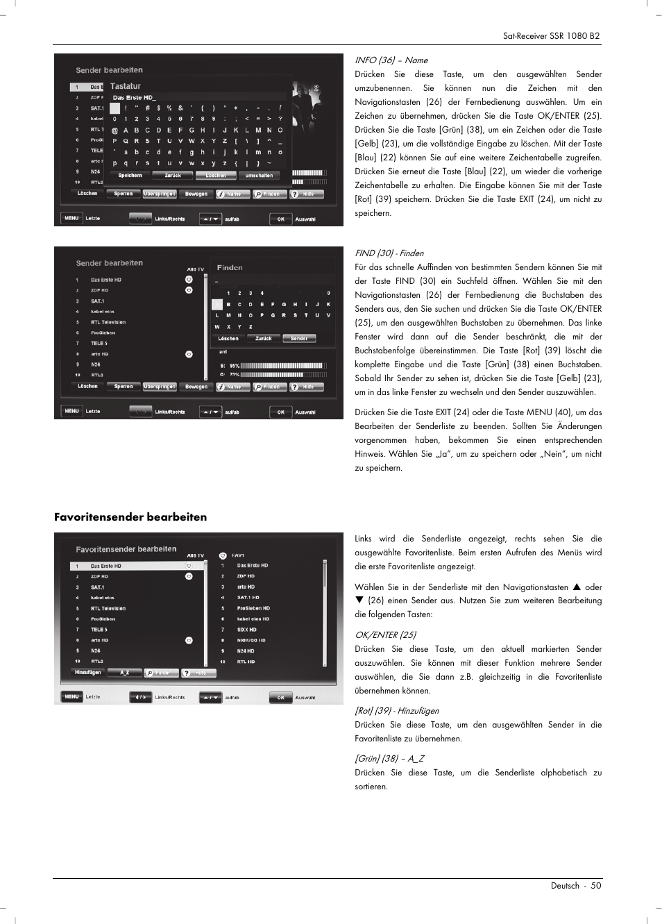 Silvercrest SSR 1080 B2 User Manual | Page 52 / 106