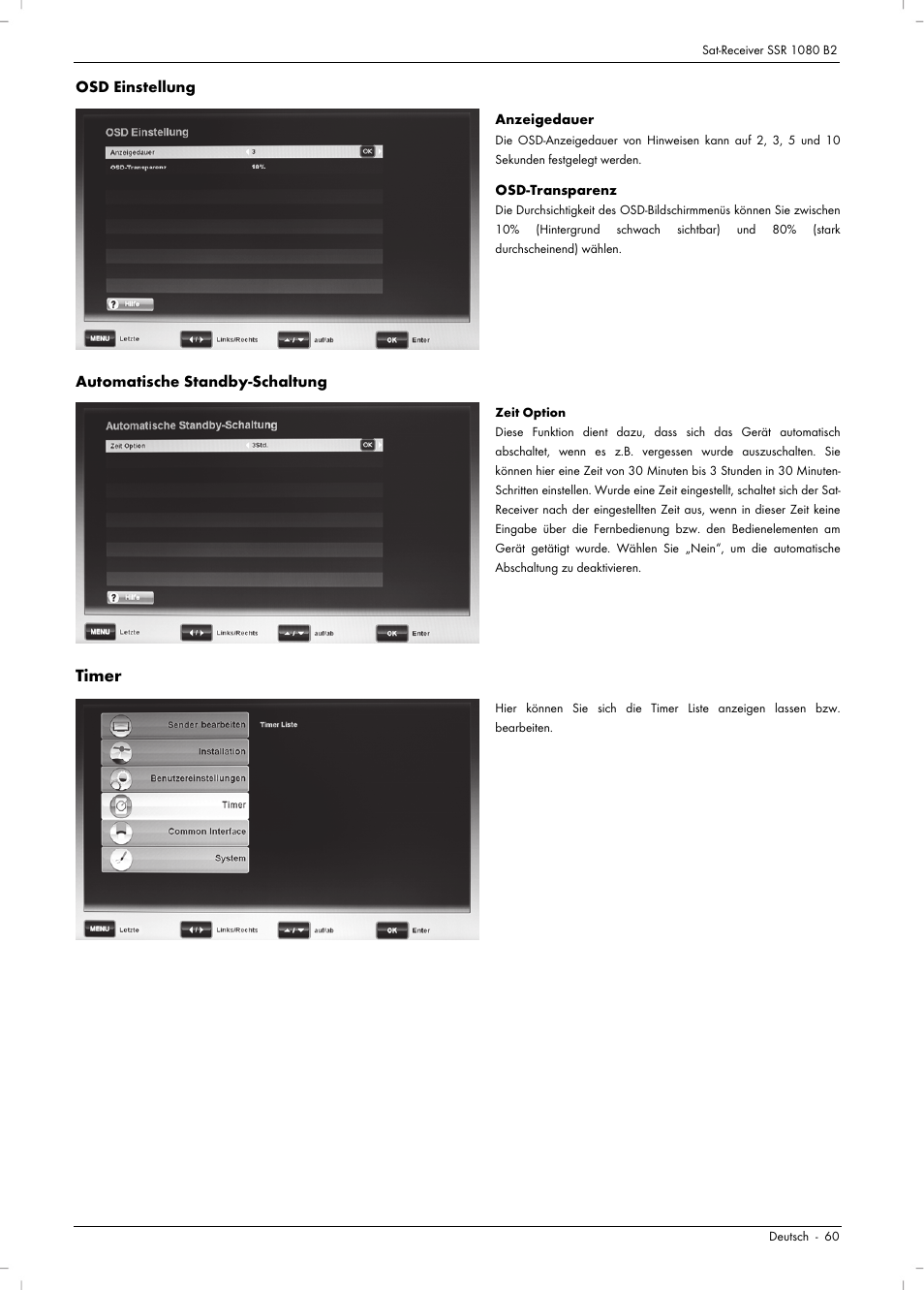 Timer | Silvercrest SSR 1080 B2 User Manual | Page 62 / 106