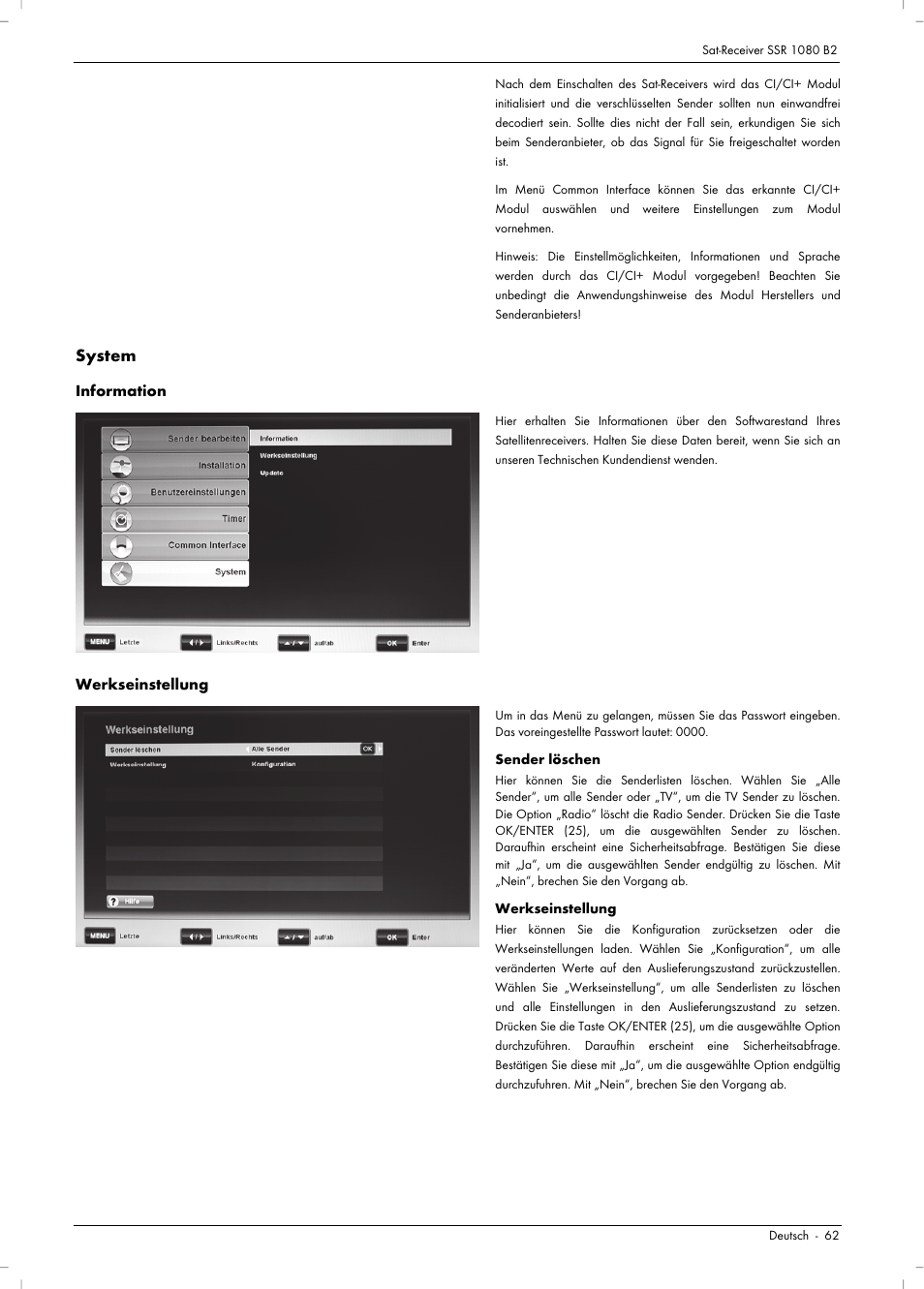 System | Silvercrest SSR 1080 B2 User Manual | Page 64 / 106