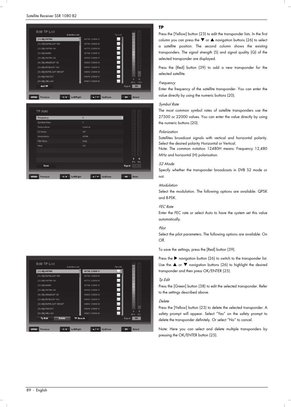 Silvercrest SSR 1080 B2 User Manual | Page 91 / 106