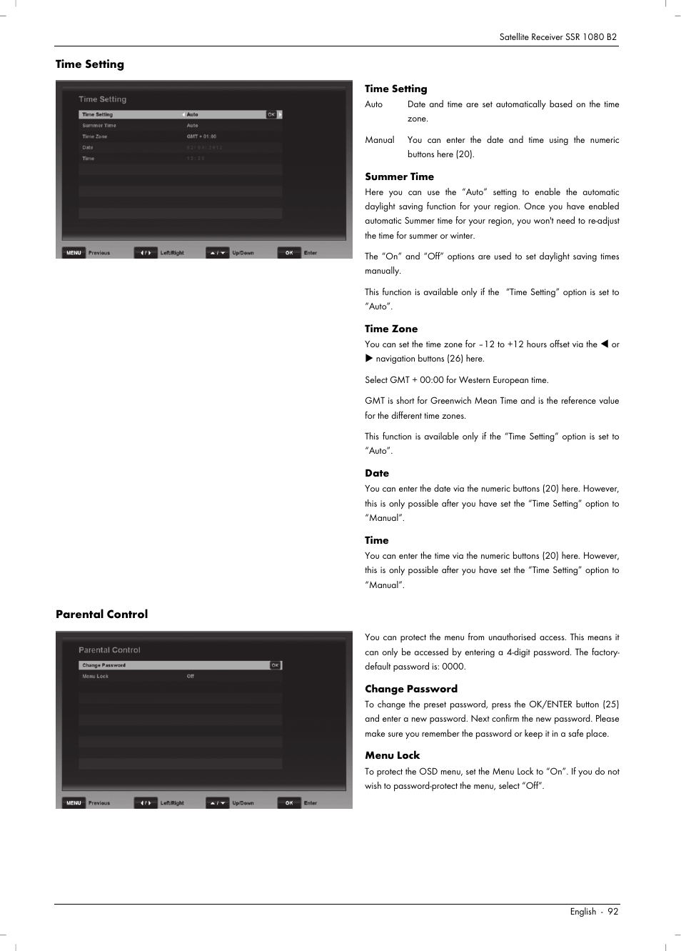 Silvercrest SSR 1080 B2 User Manual | Page 94 / 106