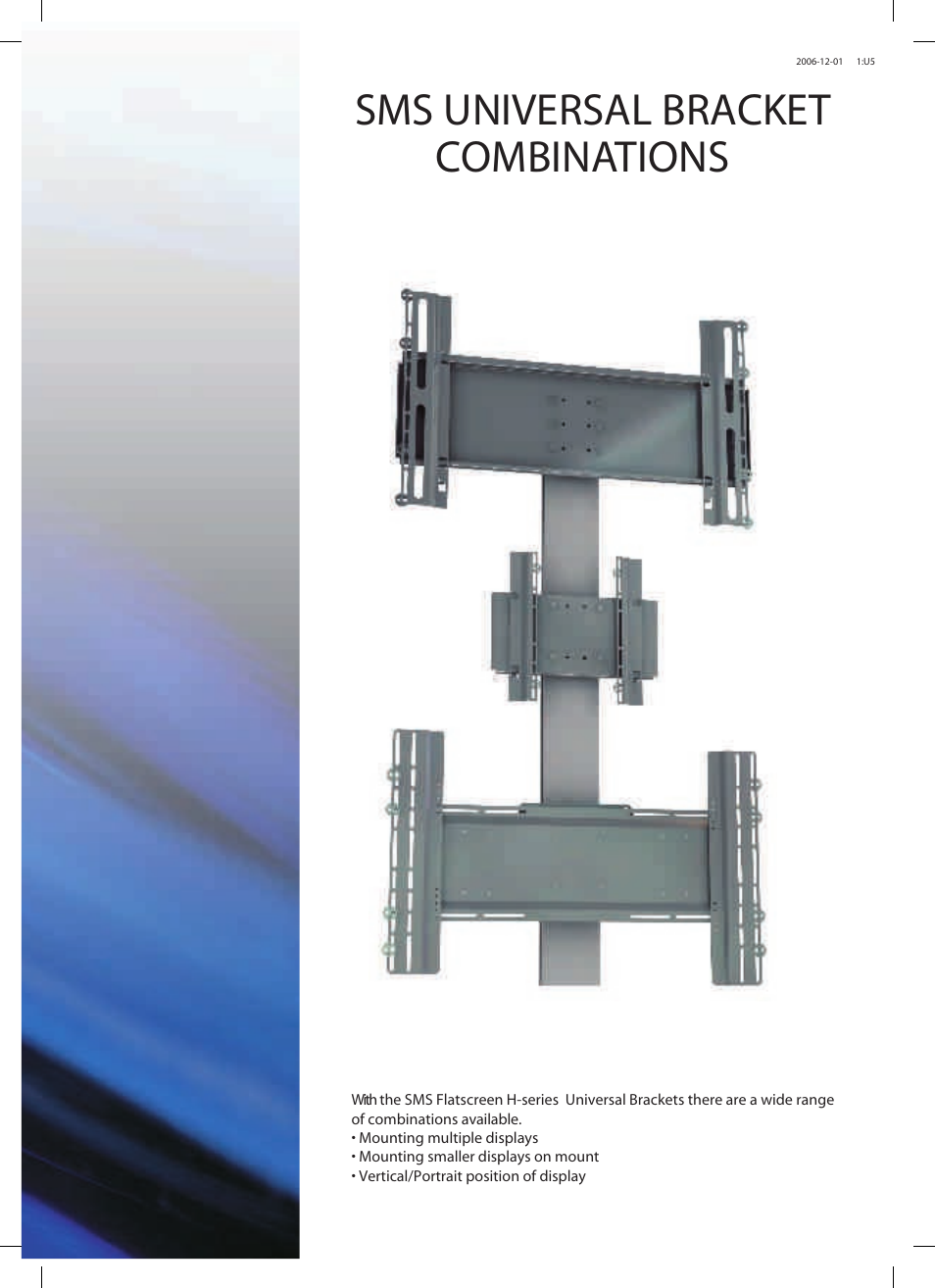Draper SMS Flatscreen WH ST1150 User Manual | 2 pages