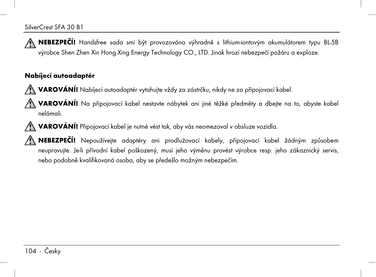 Silvercrest SFA 30 B1 User Manual | Page 106 / 166