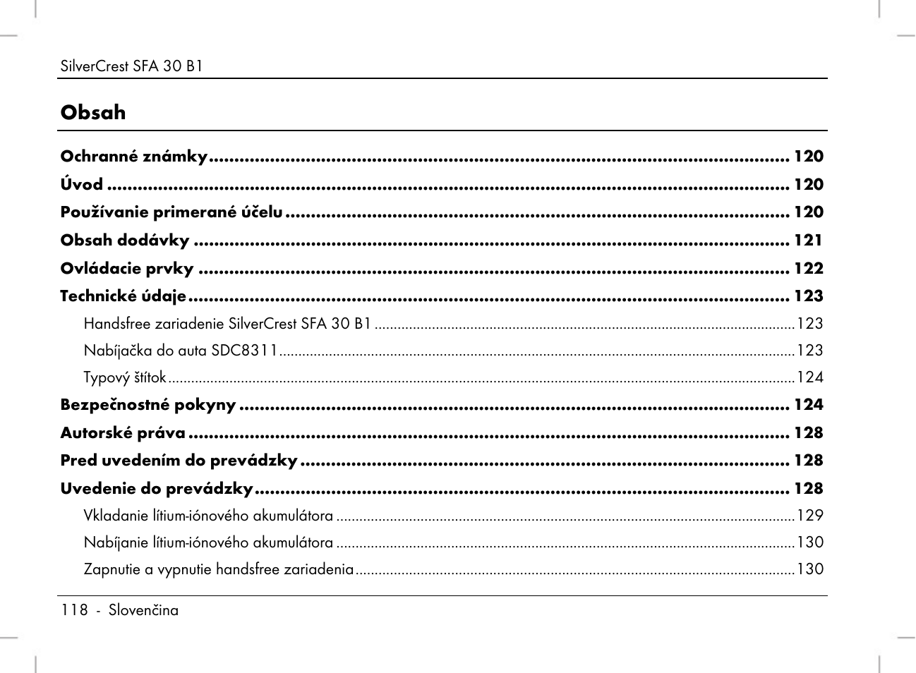 Silvercrest SFA 30 B1 User Manual | Page 120 / 166