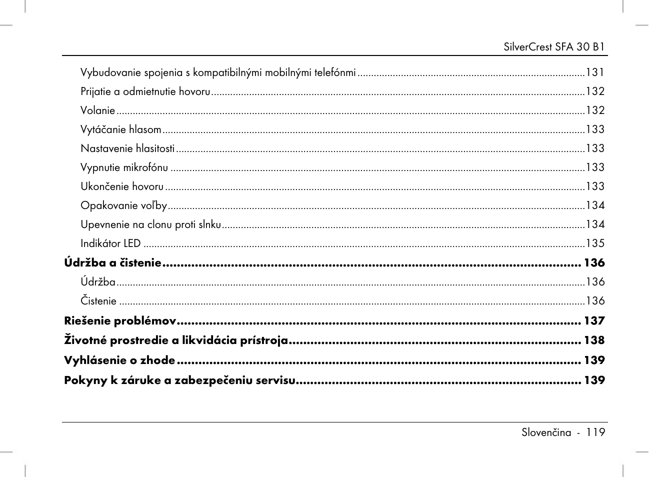 Silvercrest SFA 30 B1 User Manual | Page 121 / 166