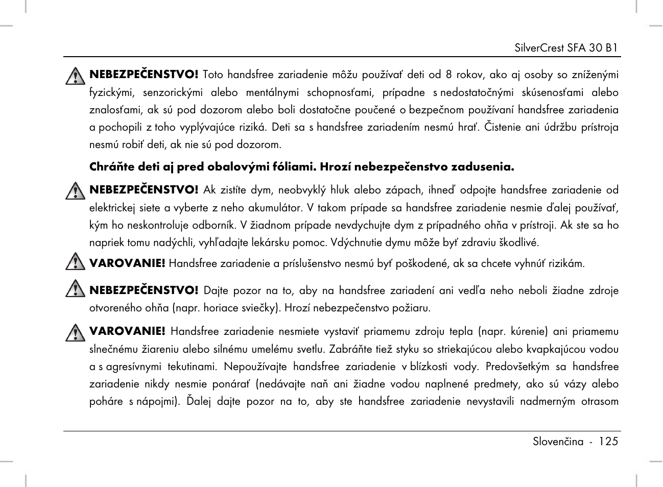 Silvercrest SFA 30 B1 User Manual | Page 127 / 166